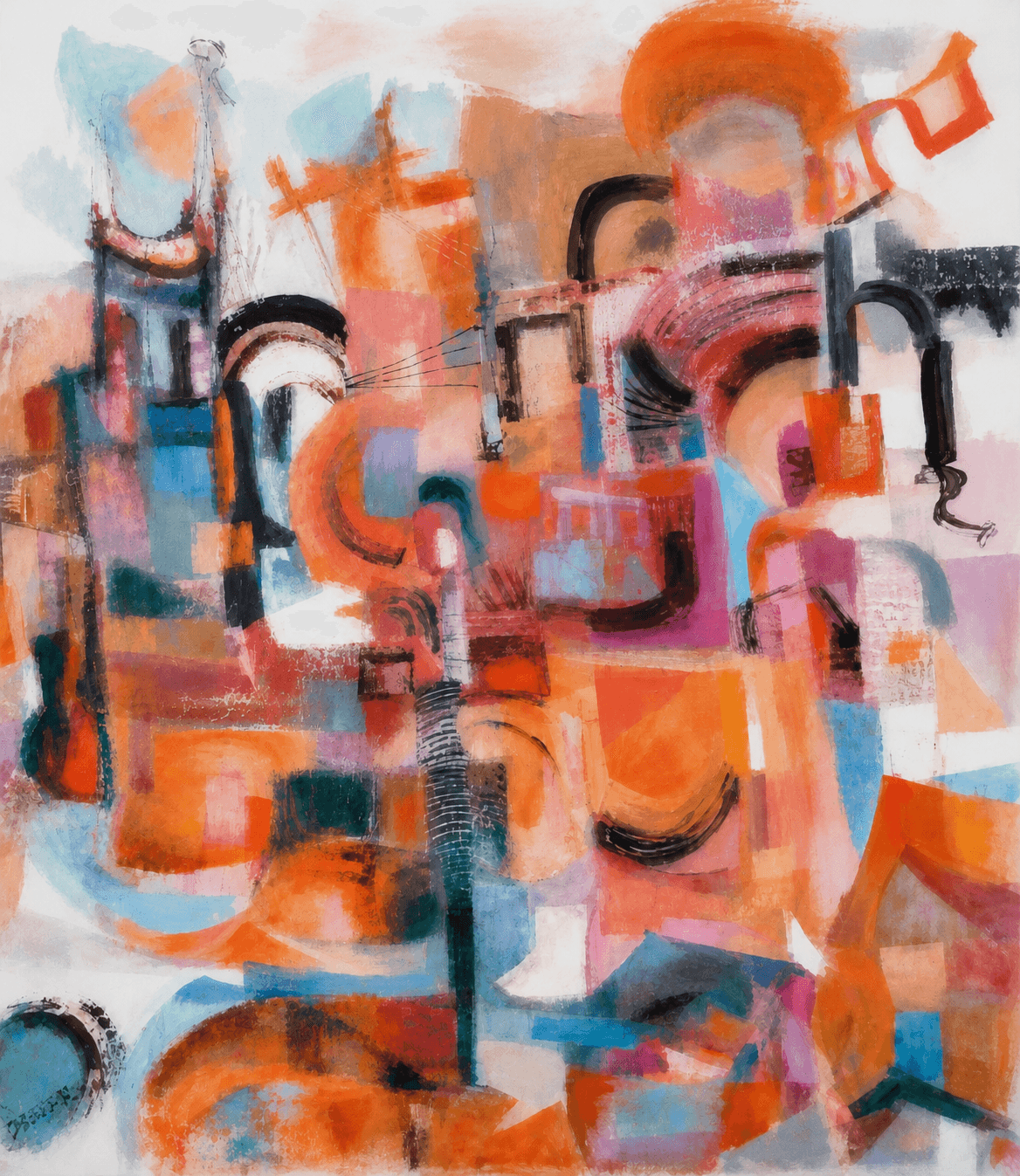 City Sunset by Gertrude Barrer