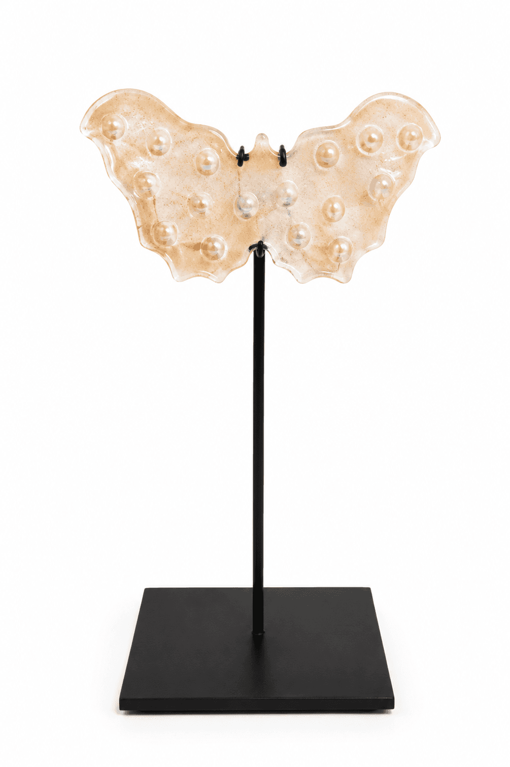 Pink Butterfly with Dowels by Marlene Rose